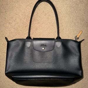 Longchamp Black Leather!